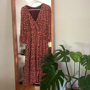 Floral Madewell midi dress